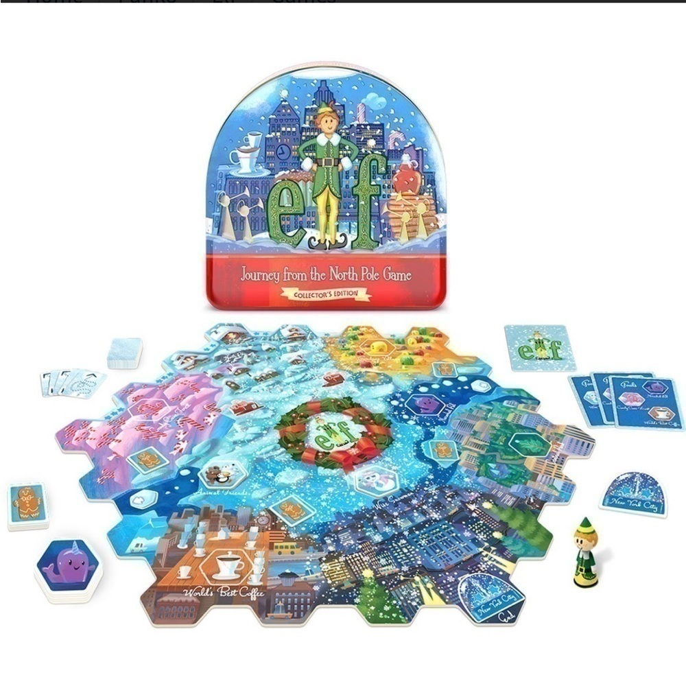 🆕 Elf Journey from the North Pole Game - Collector's Edition Tin and Game